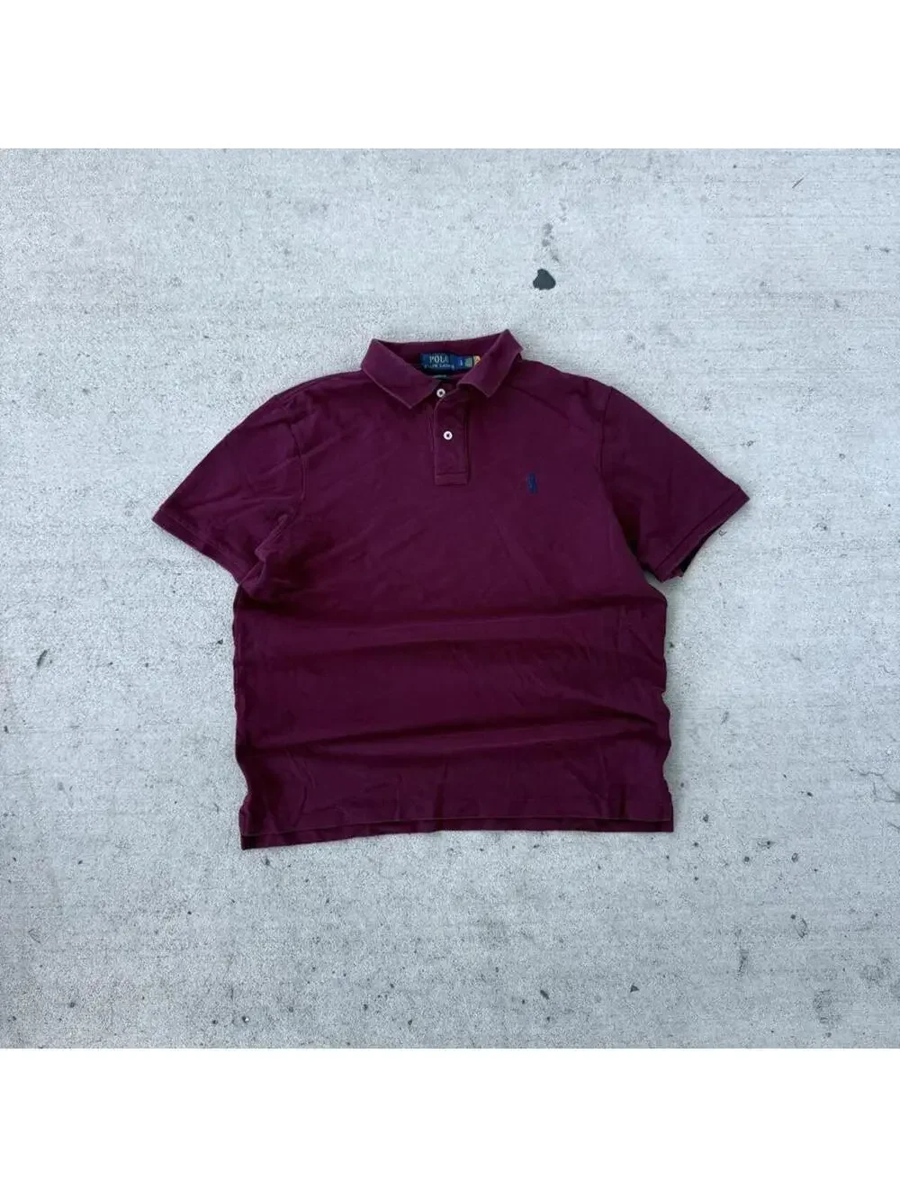 2000s Polo RL shortsleeve burgundy polo